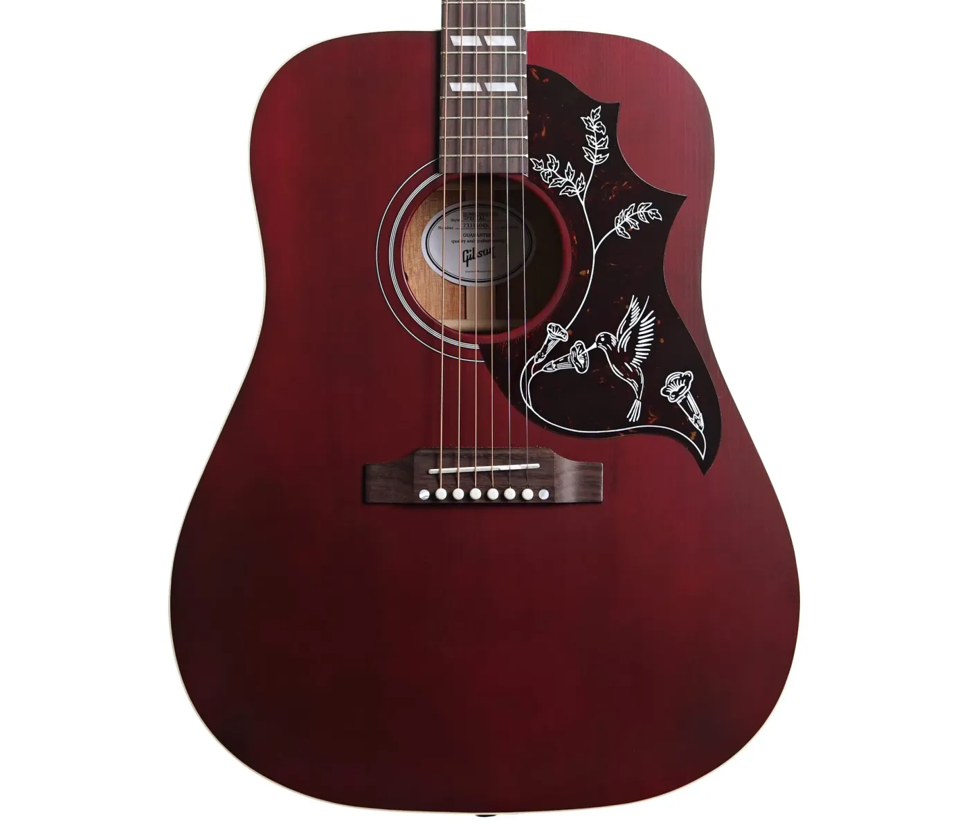 Gibson Acoustic MCSSHBSPCWR Hummingbird Special Acoustic-Electric Guitar - Wine Red