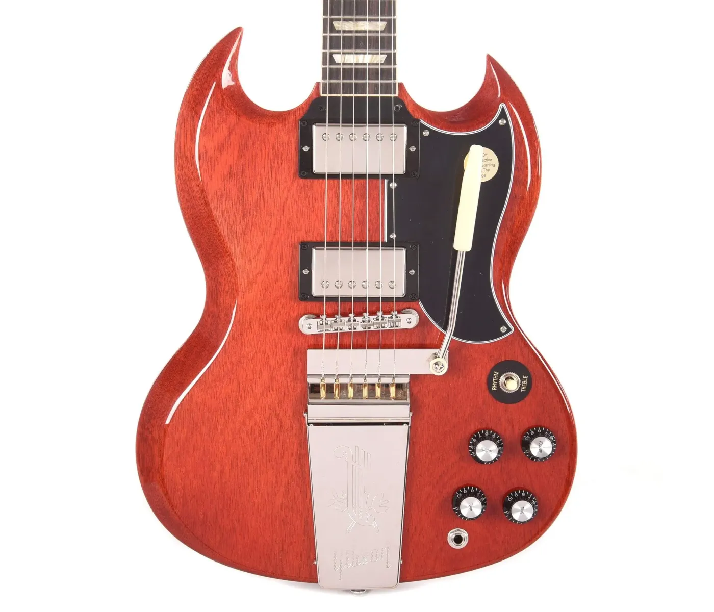 Gibson USA SG61V00VENH1 SG Standard '61 Maestro Vibrola Electric Guitar - Vintage Cherry