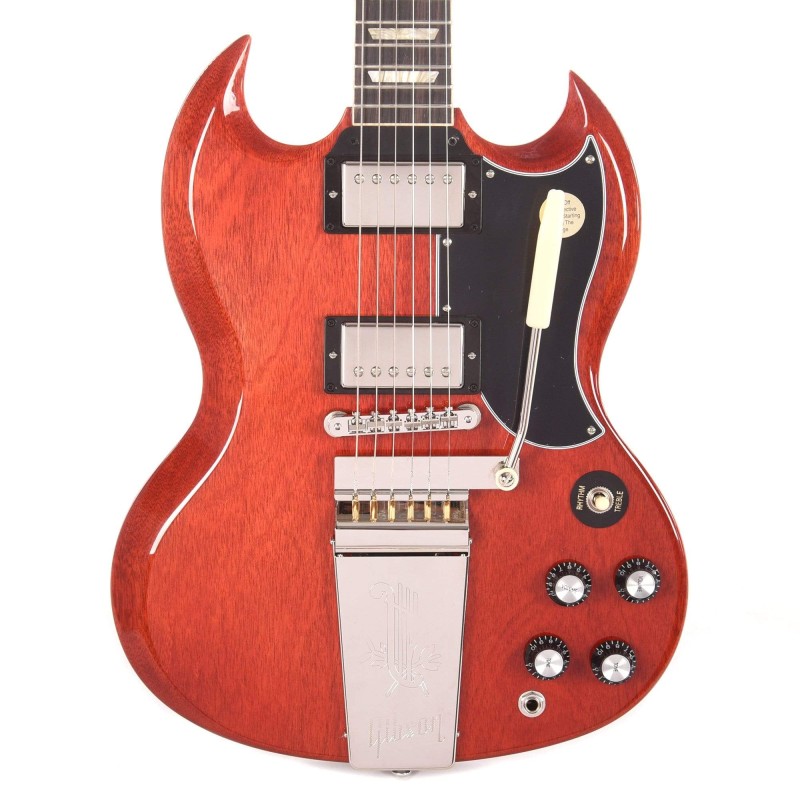 Gibson USA SG61V00VENH1 SG Standard '61 Maestro Vibrola Electric Guitar - Vintage Cherry