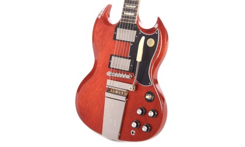 Gibson USA SG61V00VENH1 SG Standard '61 Maestro Vibrola Electric Guitar - Vintage Cherry