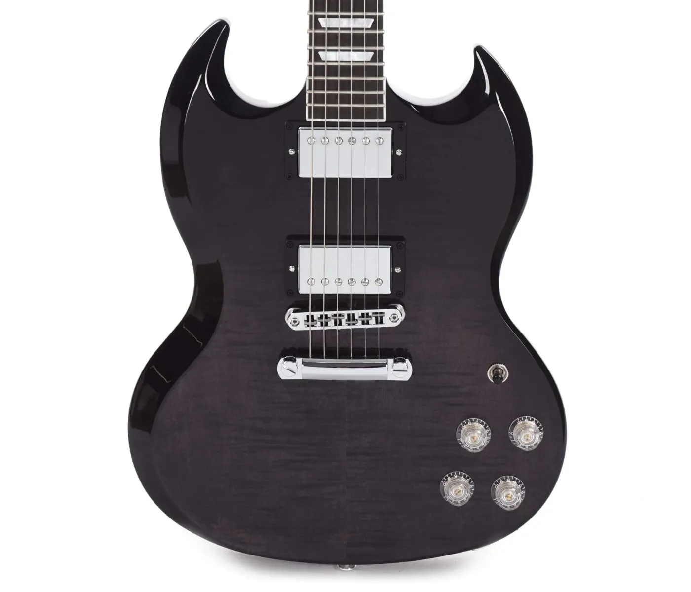 Gibson USA SGM01E8CH1 SG Modern Electric Guitar - Trans Black Fade (PRE ORDER)