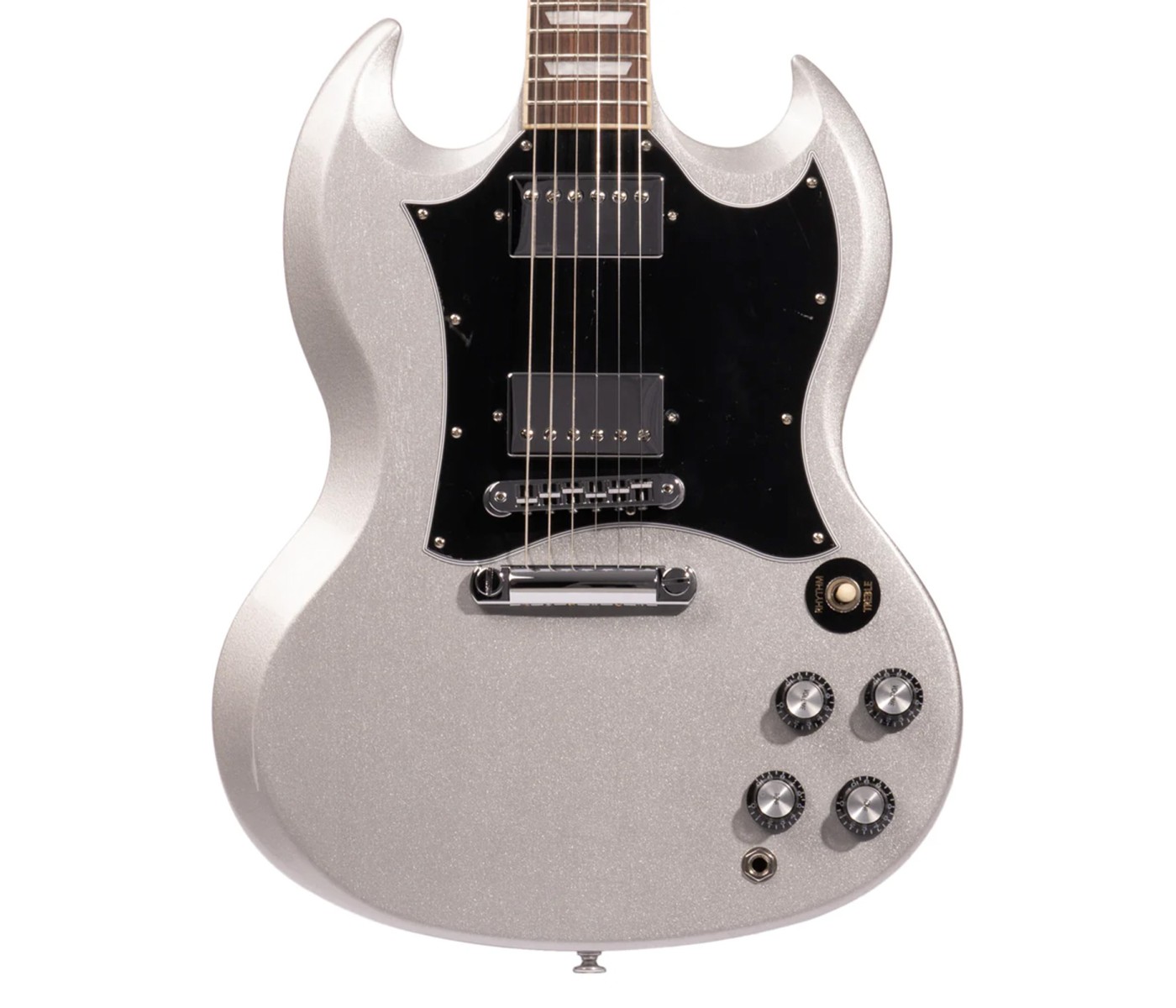 Gibson USA SGS00S1CH1 SG Standard Electric Guitar - Silver Mist