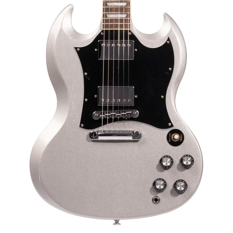 Gibson USA SGS00S1CH1 SG Standard Electric Guitar - Silver Mist