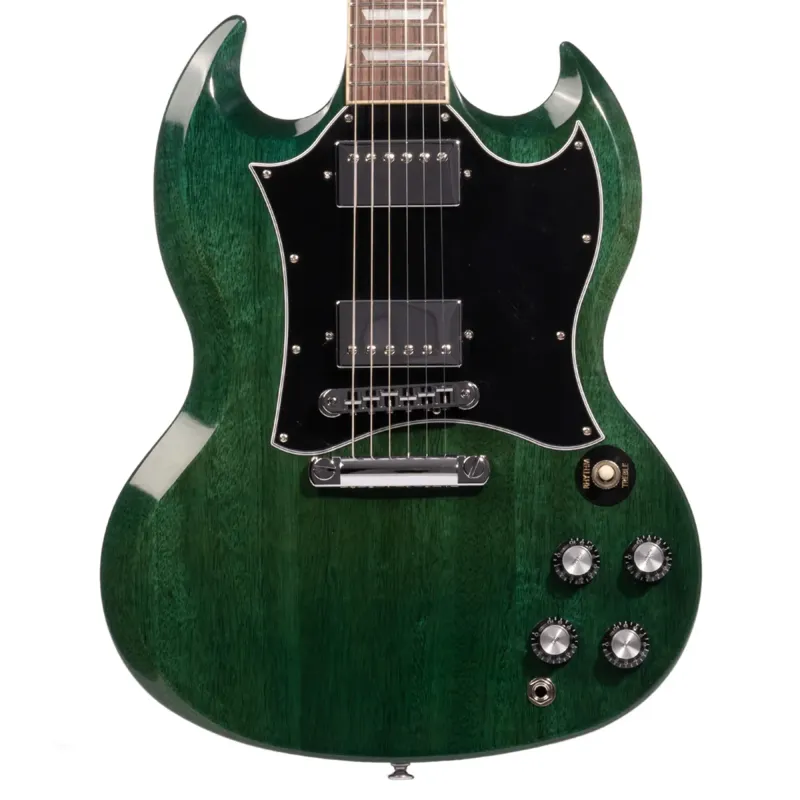 Gibson USA SGS00TLCH1 SG Standard Electric Guitar - Transparent Teal (PRE ORDER)