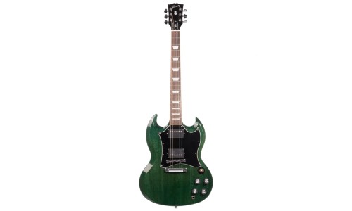 Gibson USA SGS00TLCH1 SG Standard Electric Guitar - Transparent Teal