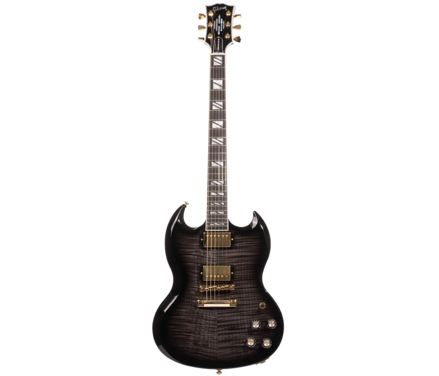 Gibson USA SGSU00E2GH1 SG Supreme Electric Guitar - Translucent Ebony