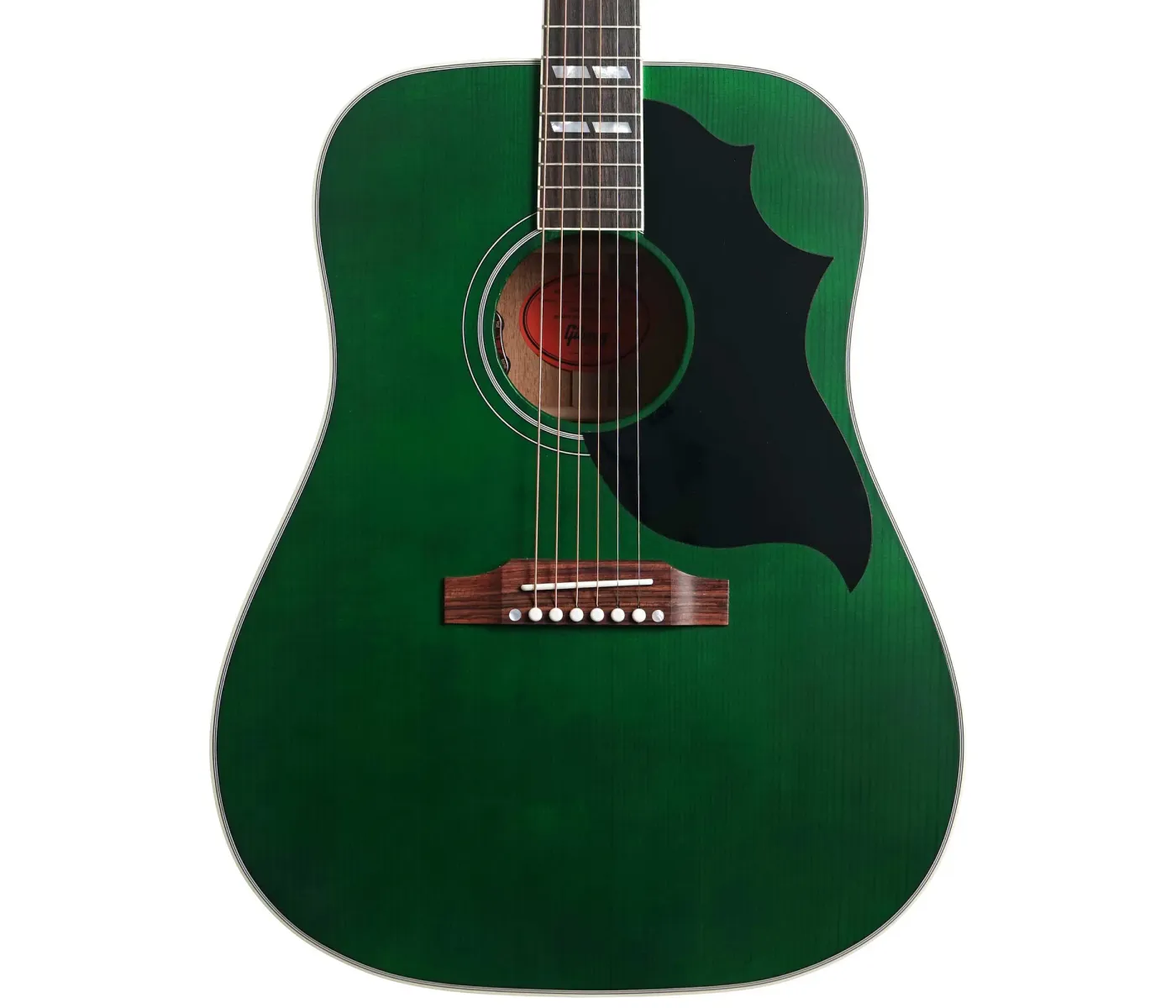 Gibson SSHFEGPSL0976 Hummingbird Acoustic-Electric Guitar - Emerald Green