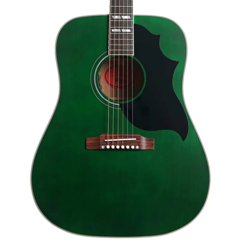 Gibson SSHFEGPSL0976 Hummingbird Acoustic-Electric Guitar - Emerald Green
