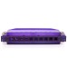 Hohner Diatonic Harmonica M1110P  Translucent Harp C Beginner Series - Purple