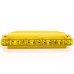 Hohner Diatonic Harmonica M1110Y Translucent Harp C Beginner Series - Yellow