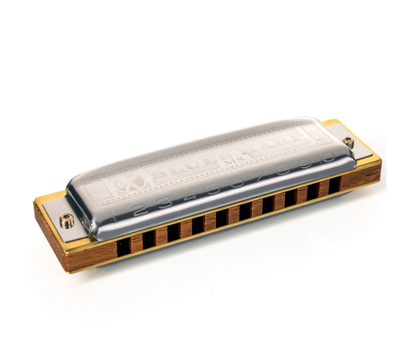Hohner Diatonic Harmonica M533016P Blues Harp Key of C - MS Series