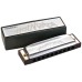 Hohner Diatonic Harmonica M75208X Hot Metal G - Enthusiast Series