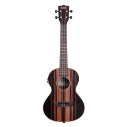 Kala Striped Ebony Series Semi Acoustic Tenor Ukulele