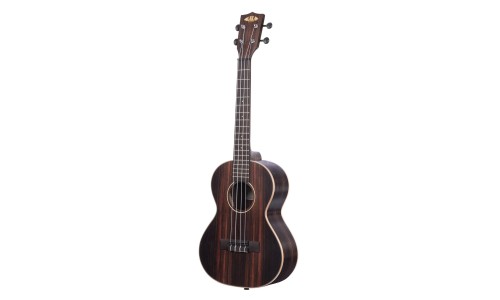 Kala Striped Ebony Series Tenor Ukulele - Included Bag