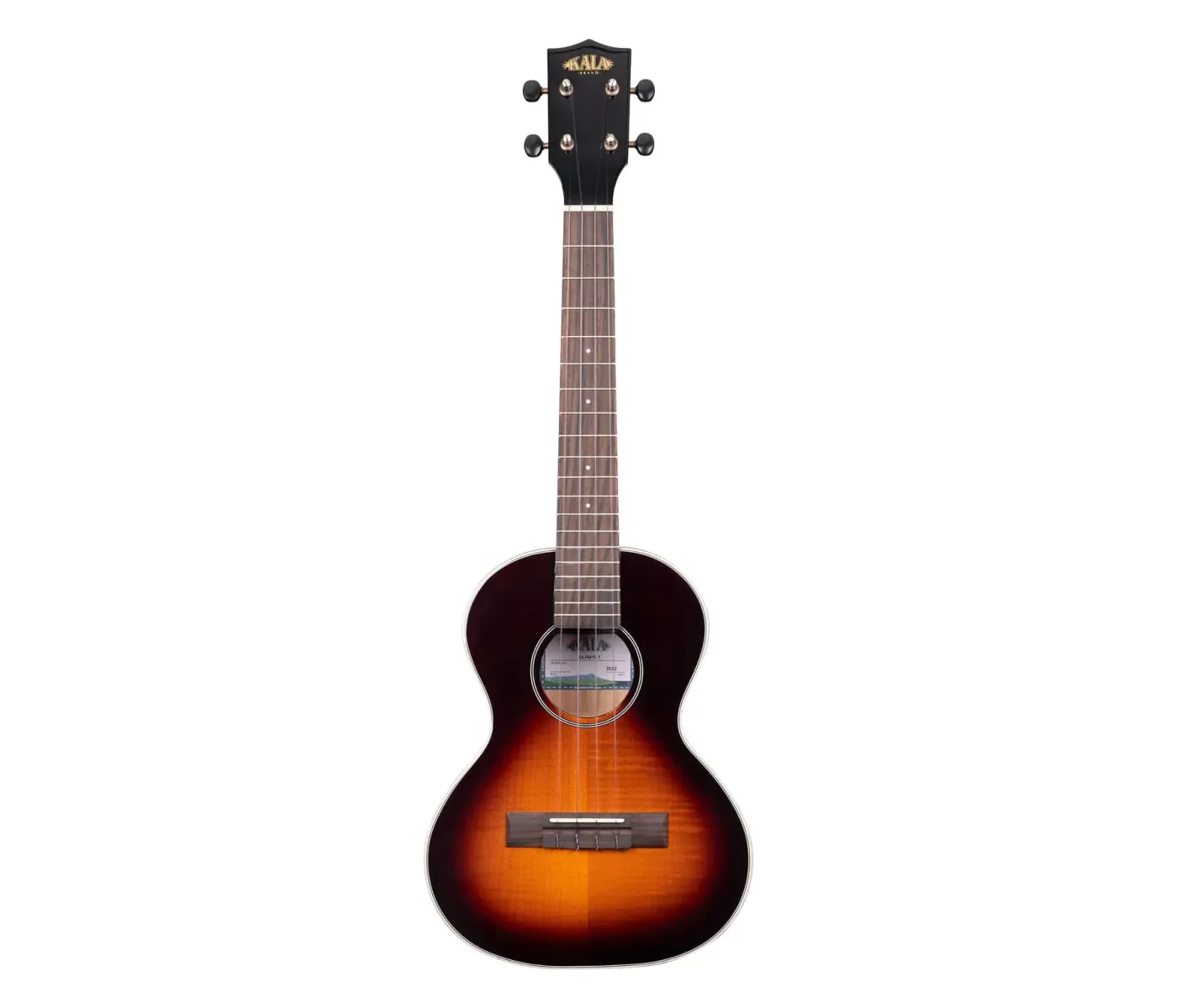 Kala Flame Maple Tenor Ukulele - Tobacco Burst