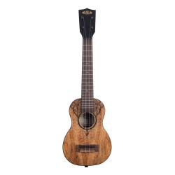 Kala Spalted Mango Series Long Neck Soprano Ukulele