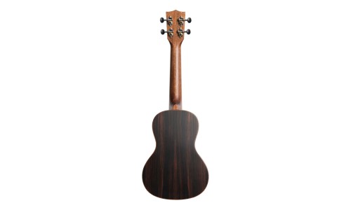 Kala Solid Spruce Top Striped Ebony Series Concert Ukulele