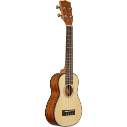 Kala Solid Spruce Mahogany Series Long Neck Soprano Ukulele