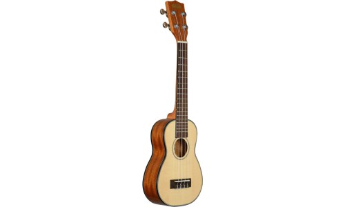 Kala Solid Spruce Mahogany Series Long Neck Soprano Ukulele