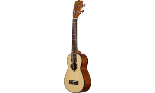 Kala Solid Spruce Mahogany Series Long Neck Soprano Ukulele