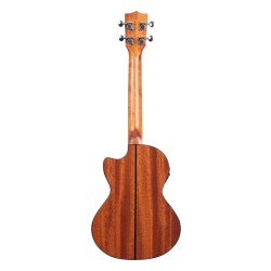 Kala Solid Spruce Top - Mahogany Series Tenor Ukulele - With Equalizer - Cutaway - Included Bag