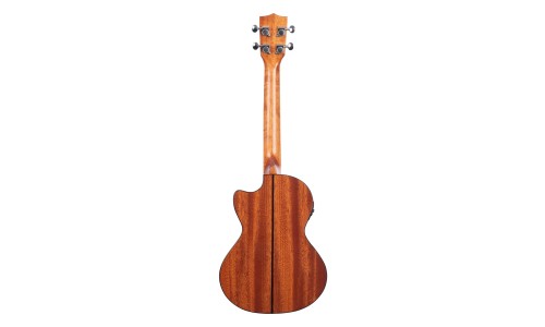 Kala Solid Spruce Top - Mahogany Series Tenor Ukulele - With Equalizer - Cutaway - Included Bag