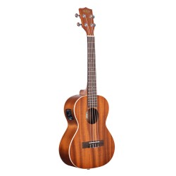 Kala Satin Mahogany Series Tenor Ukulele - With Equalizer - Included Bag