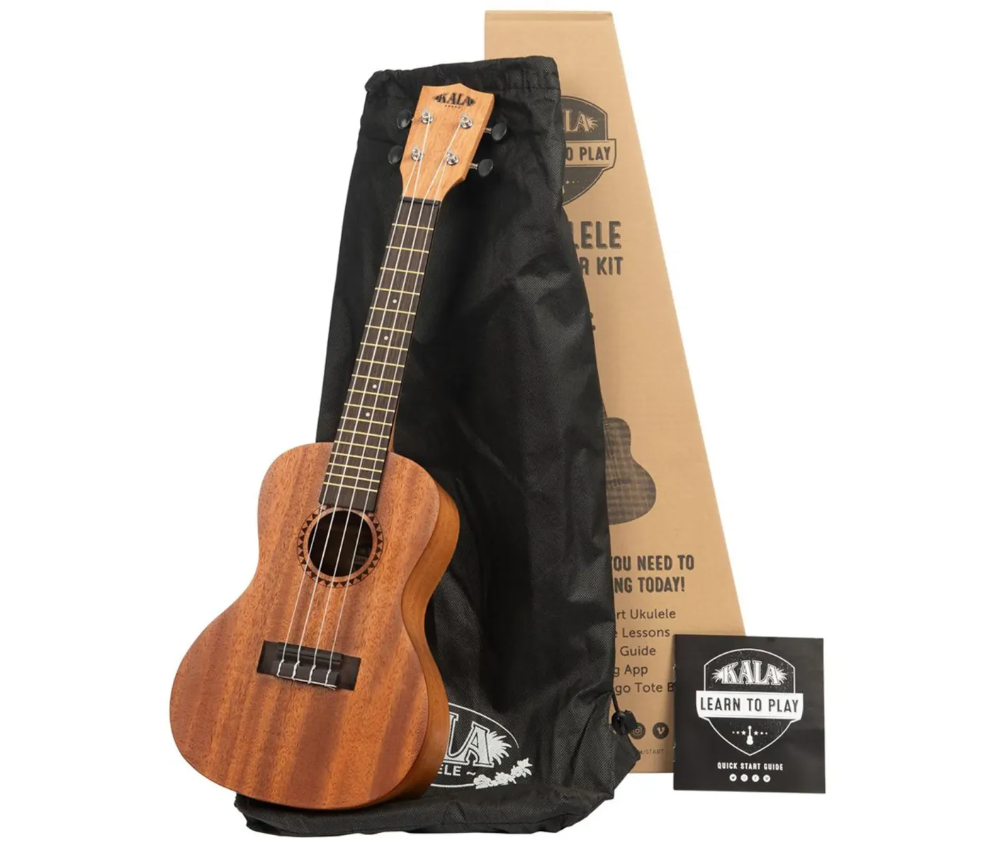 Kala Concert Ukulele - Learn To Play Ukulele Starter Kit Kala Concert Ukulele - Learn To Play Ukulele Starter Kit