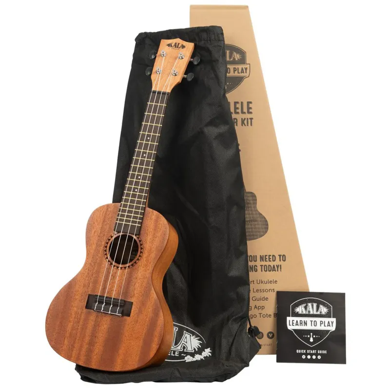 Kala Concert Ukulele - Learn To Play Ukulele Starter Kit