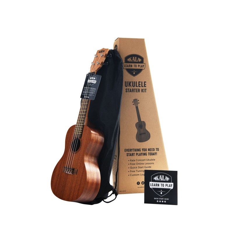 Kala Concert Ukulele - Learn To Play Ukulele Starter Kit