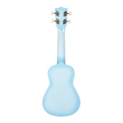 Makala Dolphin Series Soprano Ukulele - Light Blue Burst