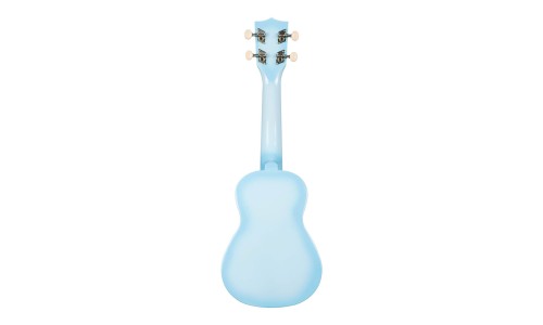 Makala Dolphin Series Soprano Ukulele - Light Blue Burst