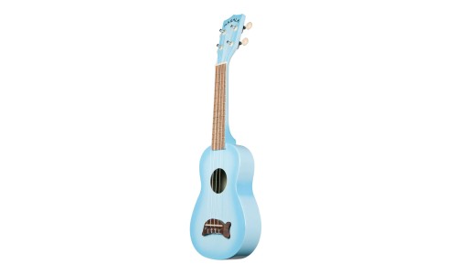 Makala Dolphin Series Soprano Ukulele - Light Blue Burst