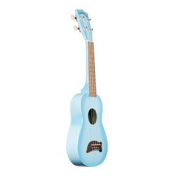 Makala Dolphin Series Soprano Ukulele - Light Blue Burst