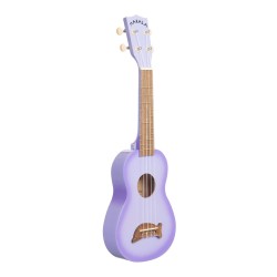 Makala Dolphin Series Soprano Ukulele - Purple Burst