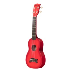 Makala Dolphin Series Soprano Ukulele - Red Burst