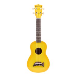 Makala Dolphin Series Soprano Ukulele - Yellow Burst