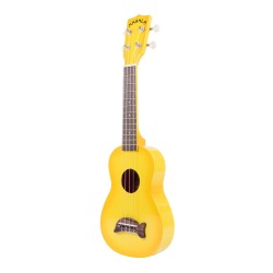 Makala Dolphin Series Soprano Ukulele - Yellow Burst