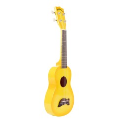 Makala Dolphin Series Soprano Ukulele - Yellow Burst