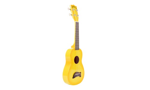 Makala Dolphin Series Soprano Ukulele - Yellow Burst