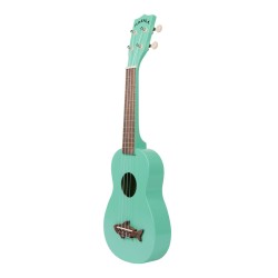 Makala Shark Series Soprano Ukulele - Surf Green