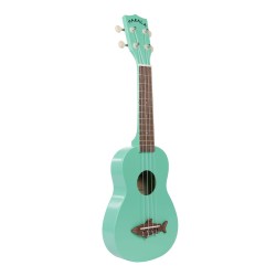 Makala Shark Series Soprano Ukulele - Surf Green