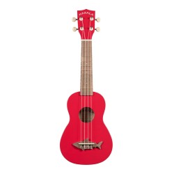 Makala Shark Series Soprano Ukulele - Red Sea