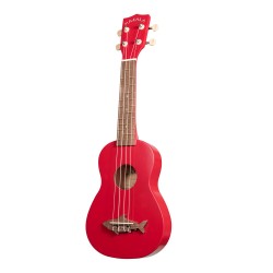 Makala Shark Series Soprano Ukulele - Red Sea