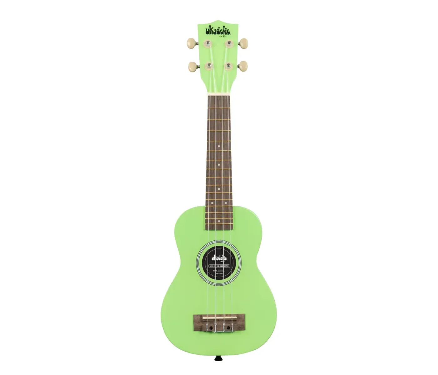 Kala Ukadelic Soprano Ukulele - Grasshopper