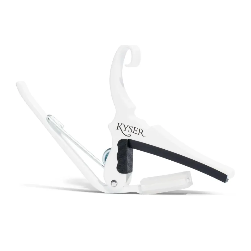 Kyser KG6WA Acoustic 6 Strings Quick-Change Capo - White Kyser KG6WA Acoustic 6 Strings Quick-Change Capo - White