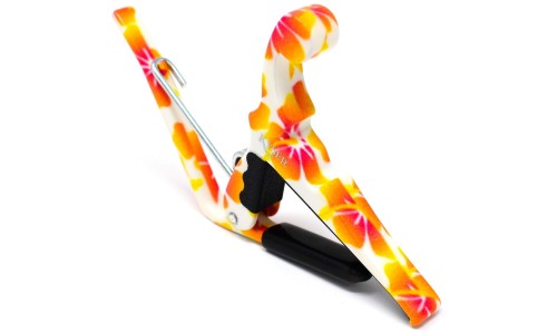 Kyser KUPHA Ukulele Quick Change Capo - Pastel Hibiscus