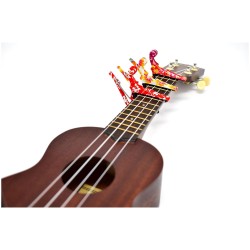 Kyser KUPHA Ukulele Quick Change Capo - Pastel Hibiscus