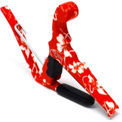 Kyser KURHA Ukulele Quick Change Capo - Red Hibiscus