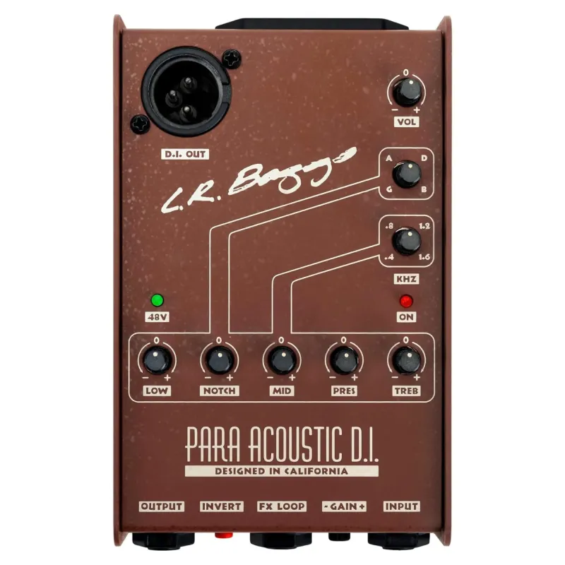 LR Baggs Para DI Acoustic Preamp 5-Band EQ and Direct Box LR Baggs Para DI Acoustic Preamp 5-Band EQ and Direct Box